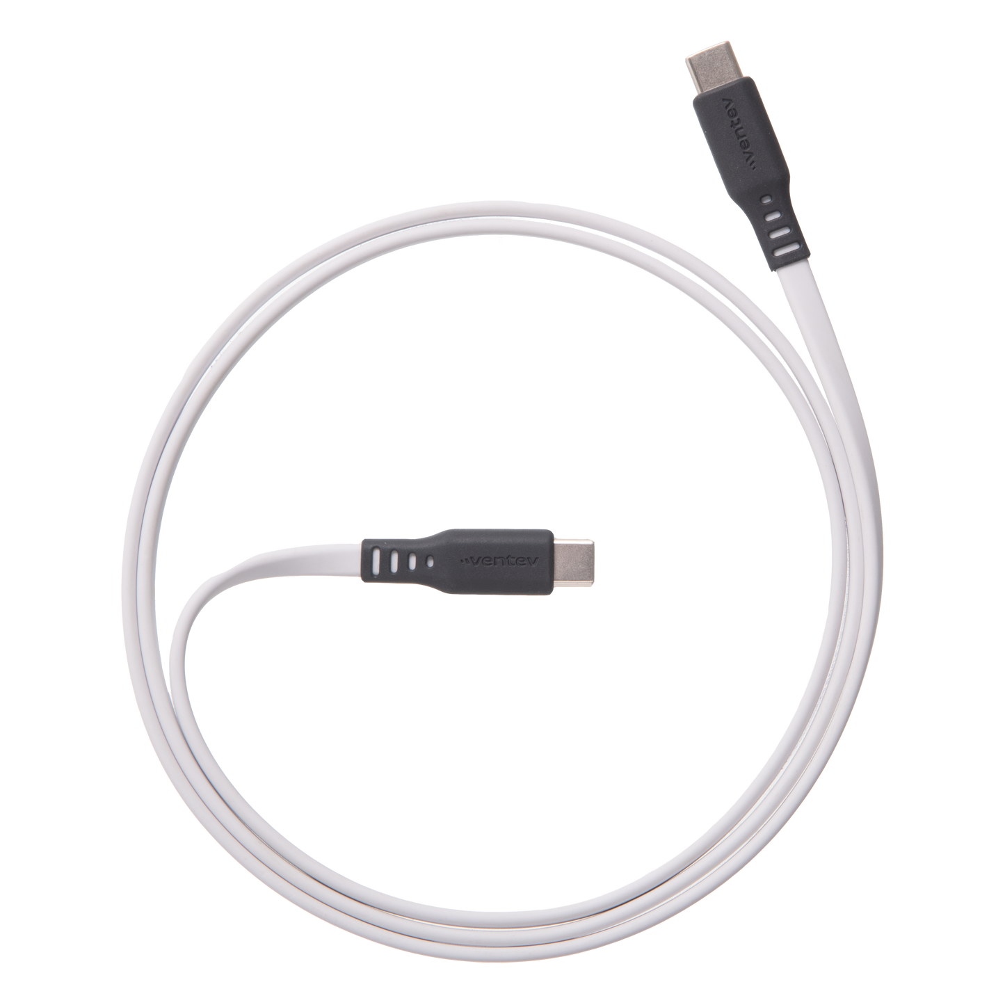Cable Plano USB-C a USB-C de Alta Velocidad Sin Enredos