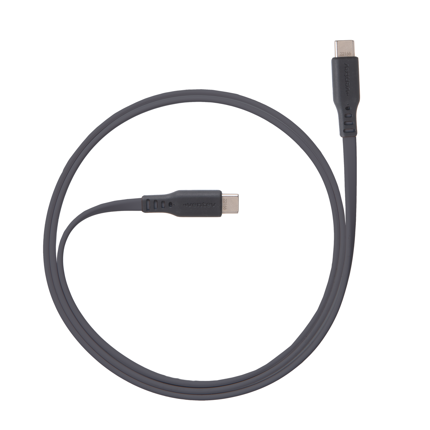 Cable Plano USB-C a USB-C de Alta Velocidad Sin Enredos