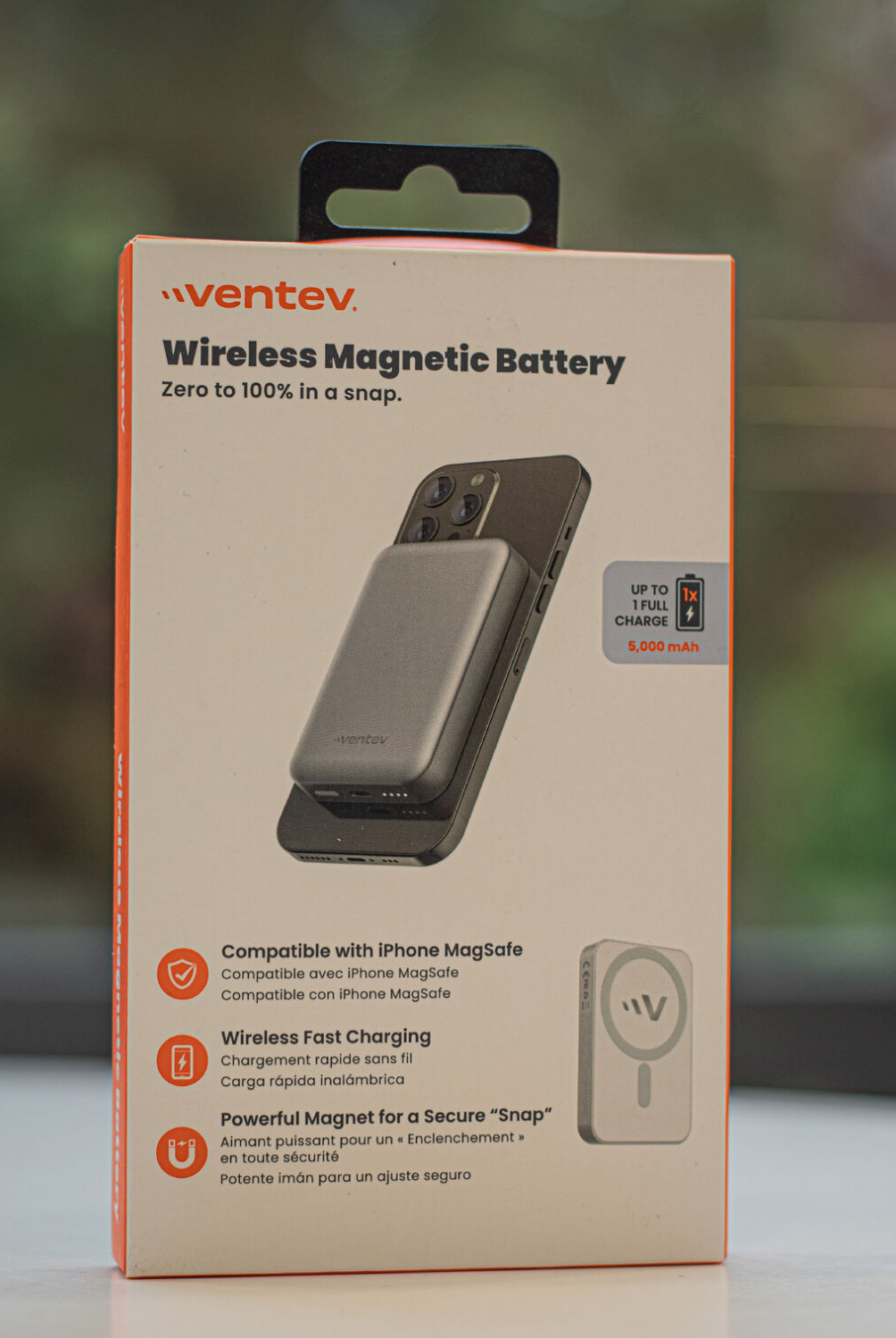 Ventev - Batería MagSafe 5.000 mAh