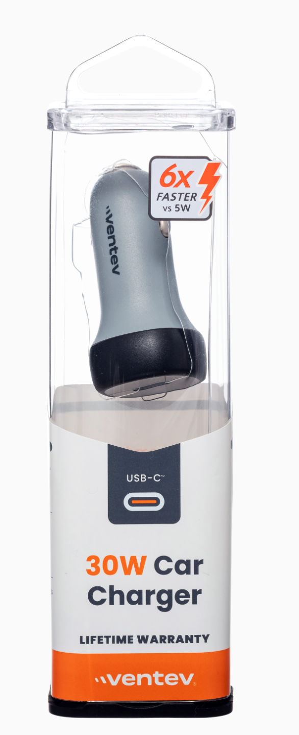 Cargador Universal para Auto 30W ULTRAFAST USB-C